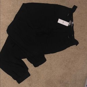 Black jogger pants